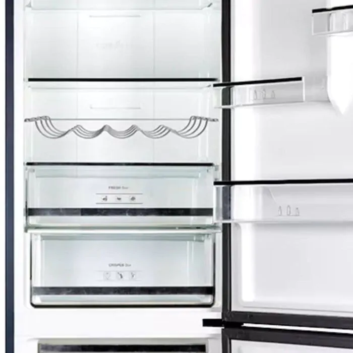 Frigorífico Combi Infiniton FGC-228BG 356L 200cm Total No Frost Cristal Negro Clase E