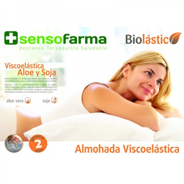 ALMOHADA VISCOELÁSTICA SENSOFARMA BIOLÁSTIC 