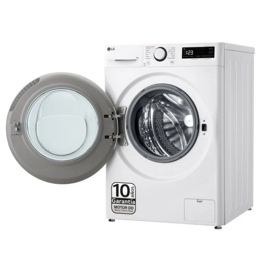 Lavadora LG F2WR5S09A0W, 9kg, 1200rpm, clase A