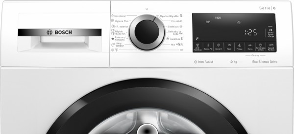 Lavadora carga frontal Bosch WGG254Z5ES serie 6, Blanco, 10 kg, 1400 rpm, A