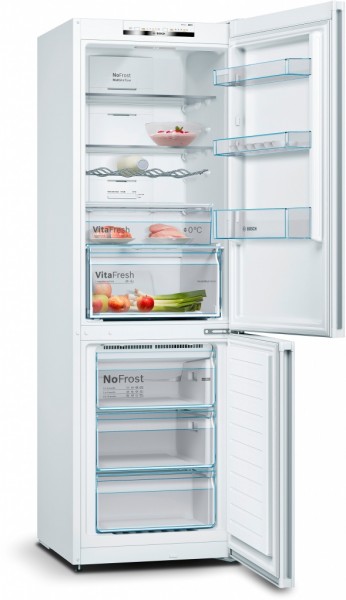 Frigorífico Combi Bosch KGN362WED 186x60 No Frost 326L Clase E Blanco