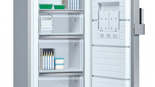 Congelador Vertical Balay 3GFE568XE 242L No Frost Clase E Inox Silencioso y Eficiente