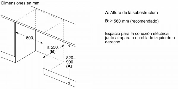 Congelador Vertical Balay 3GUE033F 85L No Frost Clase E Blanco Silencioso Bajo Encimera