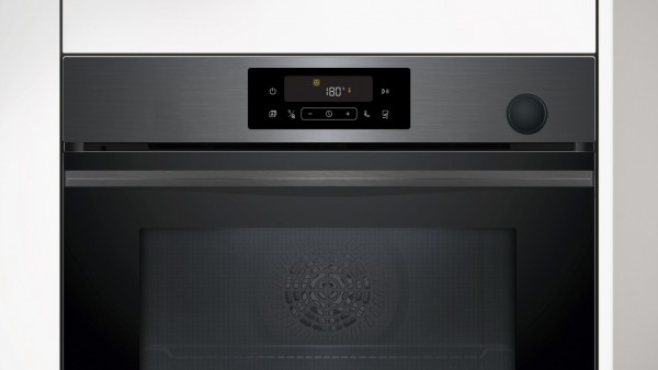 Horno Balay 3HA4121G3 Grafito 71L Vapor + Freidora Aire | Multifunción 8 Programas A+++