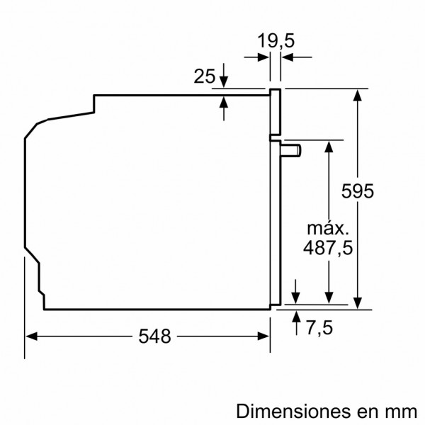 Horno Balay 3HB5879N7 Negro 71L | Multifunción 12 Prog. Pirolítico + Aqualisis Home Connec