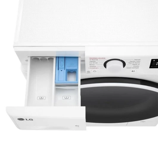 Lavadora LG F2WR5S09A0W, 9kg, 1200rpm, clase A