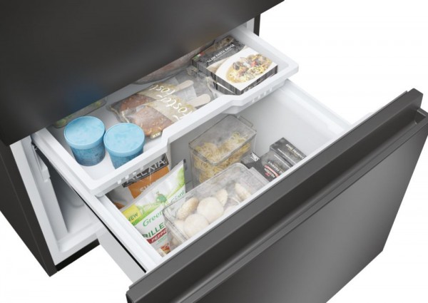 Frigorififco Combi 3 Puertas Haier HTW5618DNPT 185x60cm No Frost D Negro