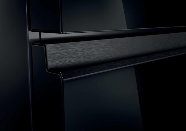 Frigorífico Combi Haier HTW7620DNGB 205x60 Cristal Negro 414L Clase D