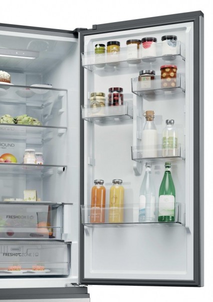 Frigorifico Combi Haier HTR3620ENMG 414L Total No Frost Inox 3 Puertas