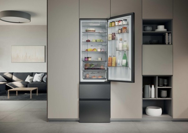 Frigorifico Combi Haier HTR3620ENMG 414L Total No Frost Inox 3 Puertas