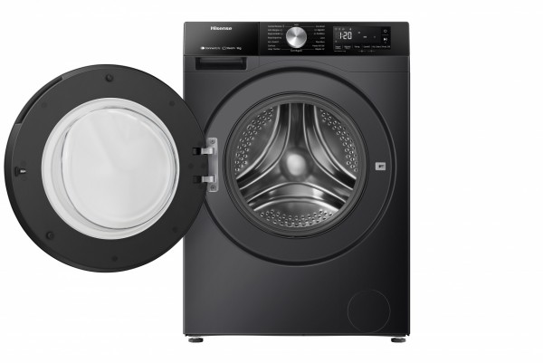 Lavadora Hisense WF3S9043BB3 9Kg 1400rpm Clase A Negra | Potencia, vapor y máxima eficienc
