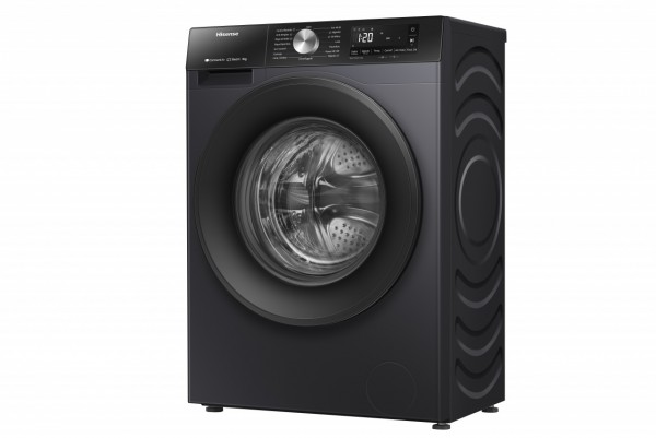 Lavadora Hisense WF3S9043BB3 9Kg 1400rpm Clase A Negra | Potencia, vapor y máxima eficienc