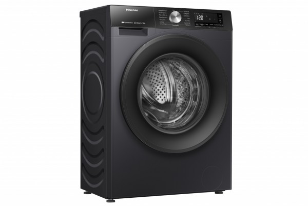 Lavadora Hisense WF3S9043BB3 9Kg 1400rpm Clase A Negra | Potencia, vapor y máxima eficienc