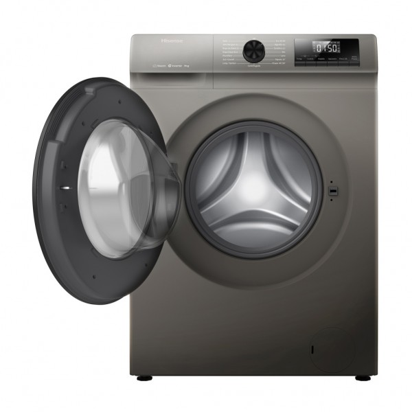 Lavadora Hisense WF1Q8041BT 8Kg 1400rpm Inox Clase A | Potencia, eficiencia y diseño moder