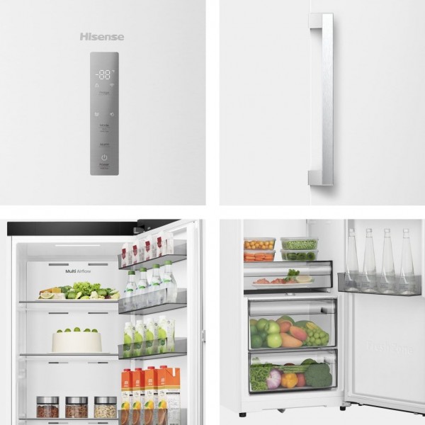 Frigorífico Hisense RL3K370SEWE1 372L 186cm Clase E Blanco