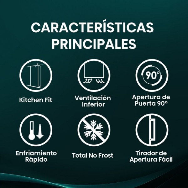 Frigorífico Hisense RL3K370SEWE1 372L 186cm Clase E Blanco