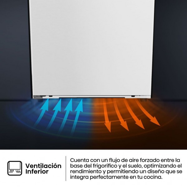 Frigorífico Hisense RL3K370SEWE1 372L 186cm Clase E Blanco