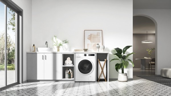 Lavadora Midea MF110W90BA10WES 9Kg 1400rpm A-10% Blanca | Eficiencia, potencia y gran capa