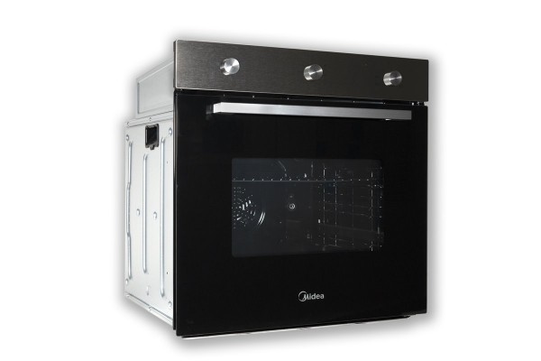 Horno Midea MCO6070MMAJ 70L | Multifunción, Guías Extraíbles, Cristal Negro Inox A
