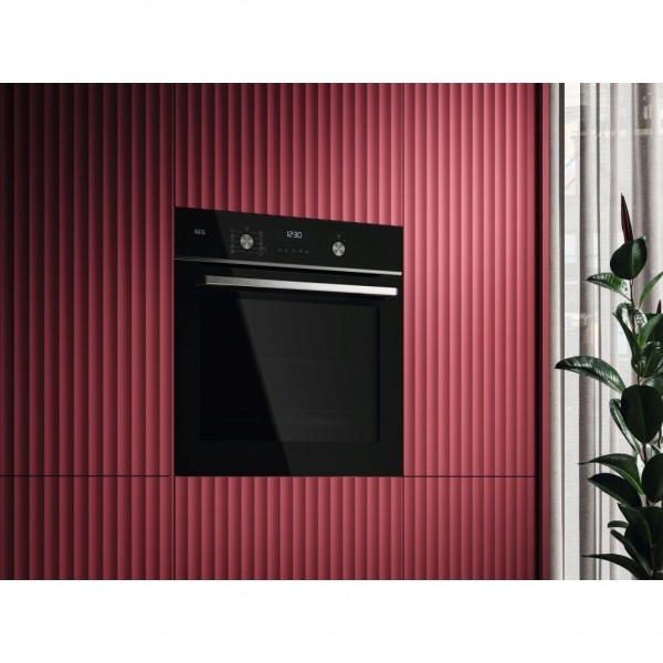 Horno AEG Series 6000 OS6PB511AB Negro 71L | Pirolítico A+ con Sonda y Control Digital