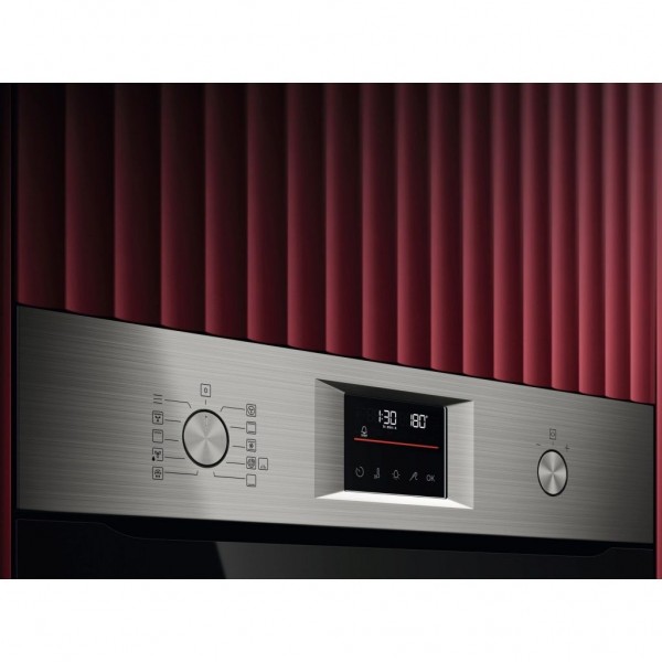 Horno AEG Series 6000 OS6PB51AM Negro 71L | Pirolítico A+ con Sonda y Display Digital
