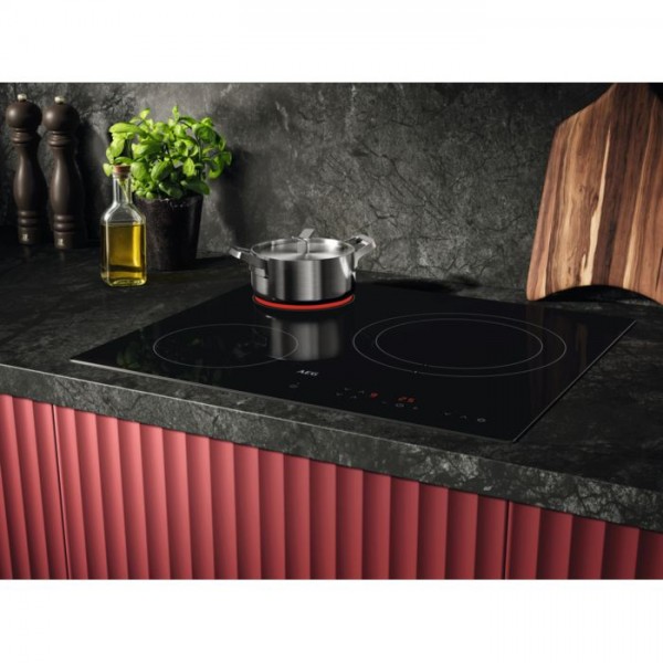 Vitrocerámica AEG HRB63321CK 3 zonas 60cm negra 5700W con Touch Control y temporizador