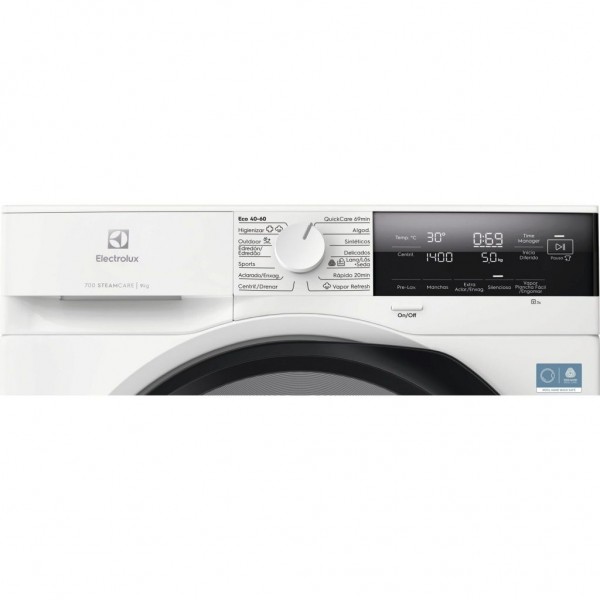 Lavadora Electrolux EFI7394N2B 9Kg 1400rpm Clase A Blanca | Potencia, eficiencia y gran cu