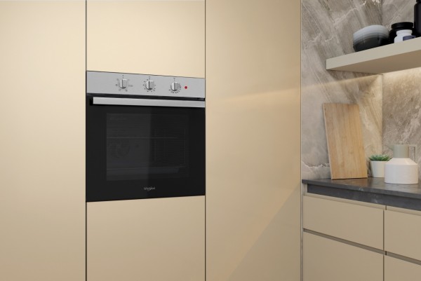 Horno Whirlpool OMR35HR0X Inox 71L | Hidrolítico, Digital, Integrable y Clase A