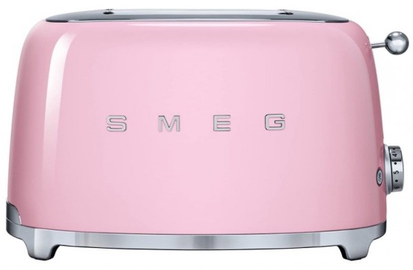 TOSTADOR SMEG TSF01PKEU 50 STYLE 2 REBANADAS ROSA