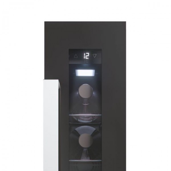 Vinoteca Integrable Candy CCVB151 7 Botellas 87cm Clase G Negra