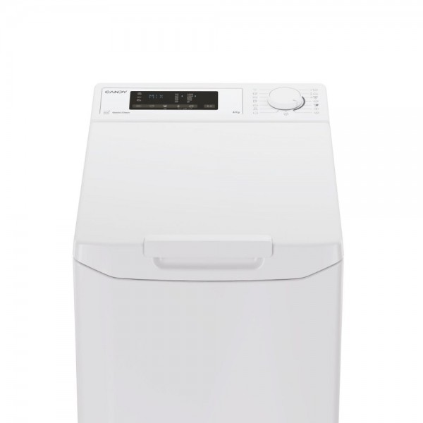 Lavadora carga superior Candy TCA263D3S 6Kg 1200rpm Clase C Blanca | Compacta y eficiente