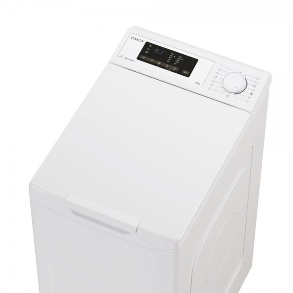 Lavadora carga superior Candy TCA263D3S 6Kg 1200rpm Clase C Blanca | Compacta y eficiente