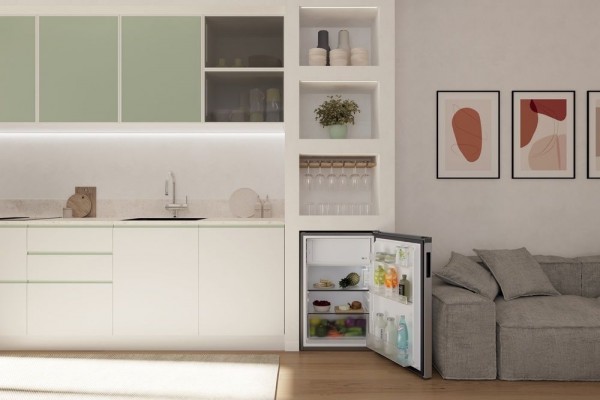 Frigorífico 1 Puerta Candy CNOQ2S58EX 114L 85x55 cm Clase E Inox