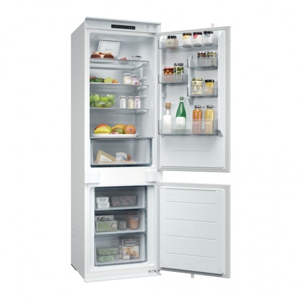 Frigorífico Combi integrable Candy CNBQL3518EV, Blanco, 177x55 cm, No Frost, E