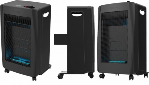 Estufa Gas Taurus Tropicano Compact Blue 4,2 kW Llama Azul Negra