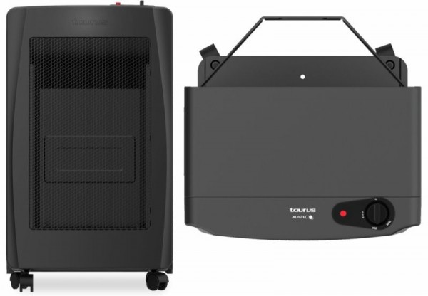 Estufa Gas Taurus Tropicano Compact Blue 4,2 kW Llama Azul Negra