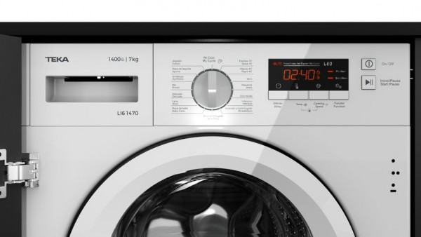 Lavadora Integrable Teka LI6 1471 7KG 1400RPM Blanca Clase B Eficiente y Silenciosa