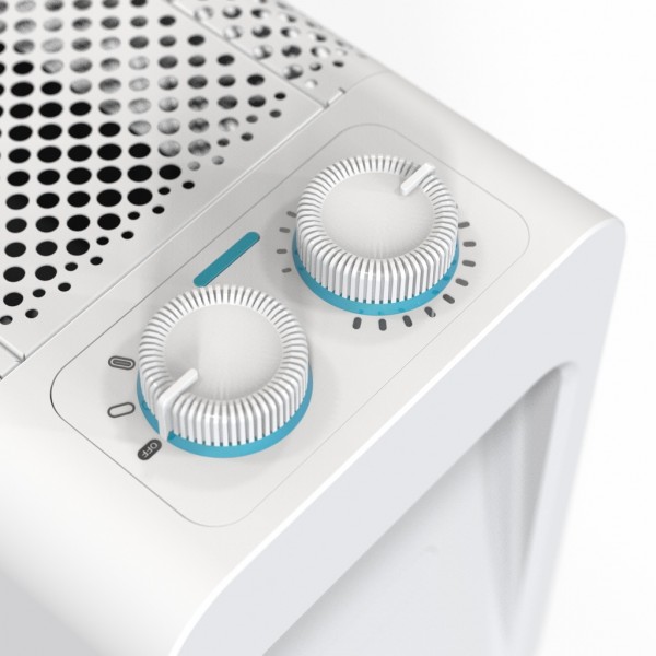 Radiador de Mica Orbegozo RMB1510 1500W Blanco con Termostato y Seguridad Antivuelco