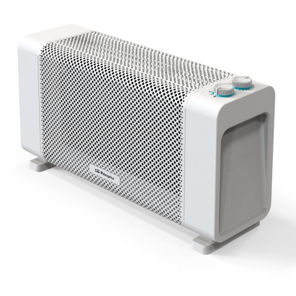 Radiador de Mica Orbegozo RMB1010 1000W Blanco con Termostato y Seguridad Antivuelco