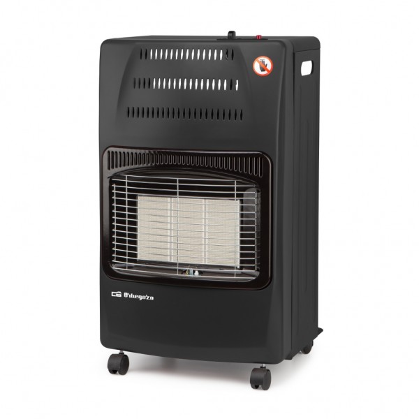 Estufa Catalítica Orbegozo HCE60 4200W Negra Gas Butano Segura y Eficiente