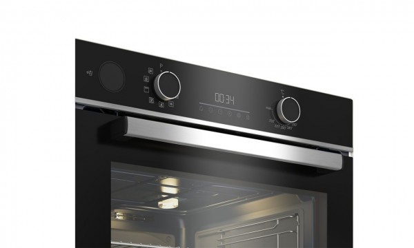 Horno Beko BBIS13300XMSE 72L Negro Inox | Multifunción 9 Programas, Hidrolítico y Clase A+