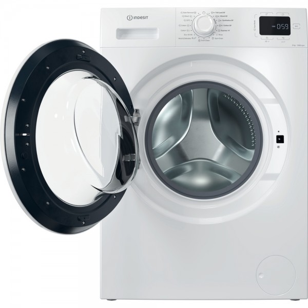 Lavadora Indesit 6kg Carga Frontal – 1000 rpm – Clase B – Modelo IM640MYTIMEEE