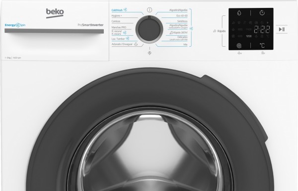 Lavadora carga frontal Beko Serie b300 VBM3WFT39413WA Blanco 9 kg 1400 rpm A