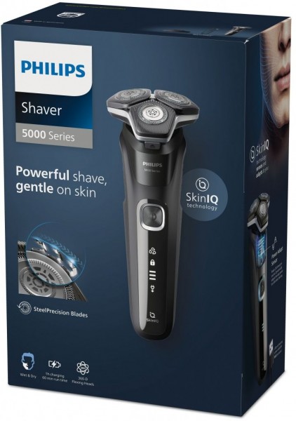 Afeitadora Philips S589825, 60 min, DEEP BLA