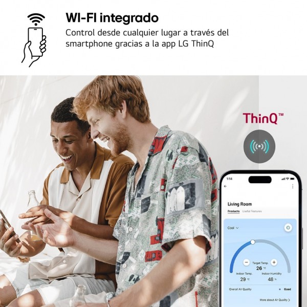 Aire Acondicionado Split LG REPLACE09XSET 2150 Kcal A++/A+ Wifi