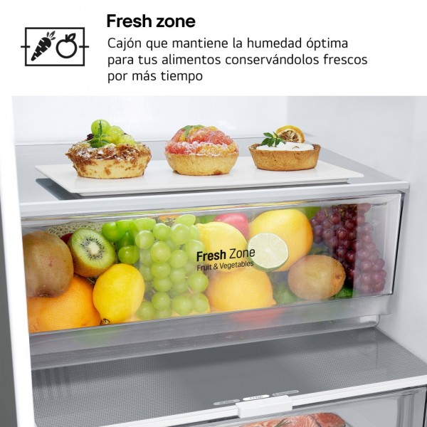 Frigorífico Combi LG GBV22NCDPY 203x60cm D Inox 419 Litros
