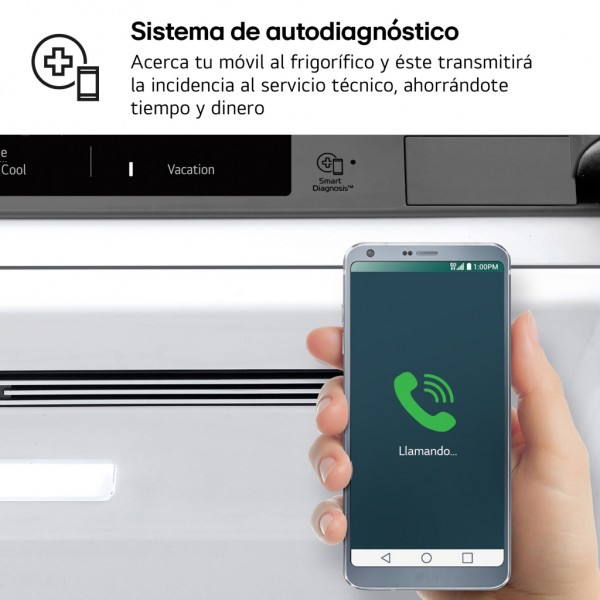 Frigorífico Combi LG GBV22NCDPY 203x60cm D Inox 419 Litros