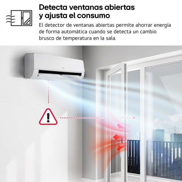 Aire Acondicionado Split LG REPLACE12ZSET, A++ / A+++, 3010 Frig 