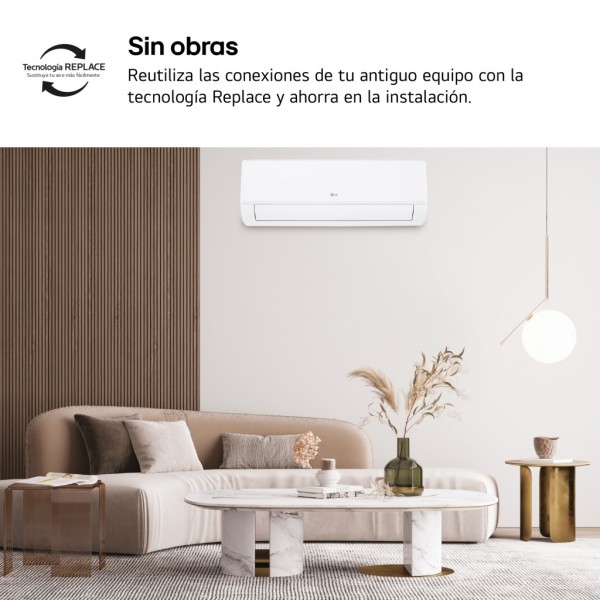 Aire Acondicionado Split LG REPLACE12ZSET, A++ / A+++, 3010 Frig 