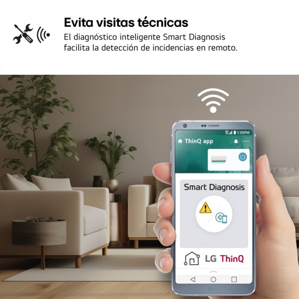 Aire Acondicionado Split LG REPLACE12ZSET, A++ / A+++, 3010 Frig 